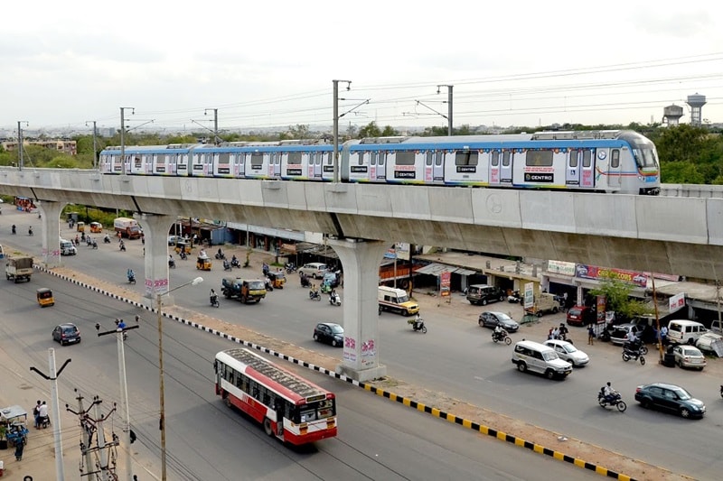 hyderabad metro, hyderabad metro rail start date, hyderabad metro rail map, hyderabad metro rail updates