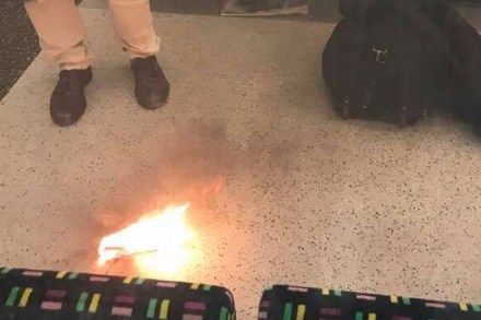 About five people, including women and children, were injured in the attack.