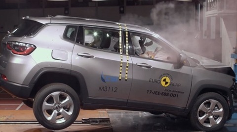 Following a flying start to sales, Jeep Compass scores 5 stars in EuroNCAP crash test