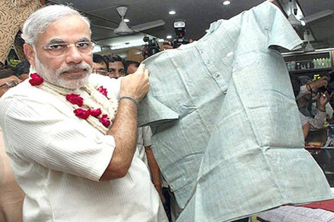 Narendra Modi Mann Ki Baat, Khadi, clothes