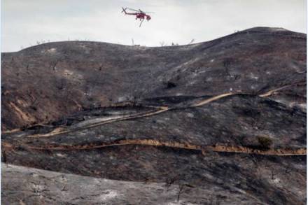 Los Angeles wildfire, largest Los Angeles wildfire, Los Angeles Fire Department, La Tuna Canyon, Eric Garcetti , Jerry Brown, California