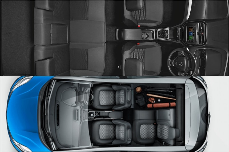 On the Interiors, the Brezza does get slightly more in terms of space, and on overall practicality. But the Nexon is more refined in terms of ambience, and has a slightly better build quality as well. Both have touch screen infotainments systems while the Nexon gets the addition of Android Auto, while the Brezza only gets Apple car play. Whereas on all other counts the two could go all day.