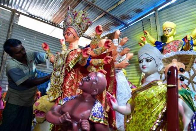 notebandi theme, demonetisation theme, themed durga puja, durga puja celebrations, kolkata durga puja, india news notebandi theme, demonetisation theme, themed durga puja, durga puja celebrations, kolkata durga puja, india news