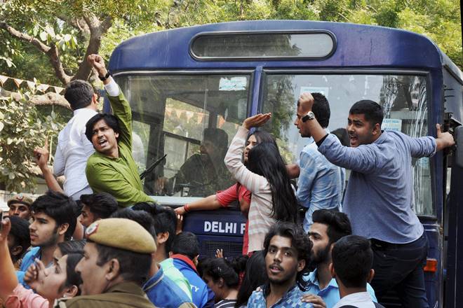 ramjas college, ramjas college violence, ramjas violence, ramjas incident, ramjas unrest, DU violence, delhi college, delhi university, jnu incident, india news ramjas college, ramjas college violence, ramjas violence, ramjas incident, ramjas unrest, DU violence, delhi college, delhi university, jnu incident, india news