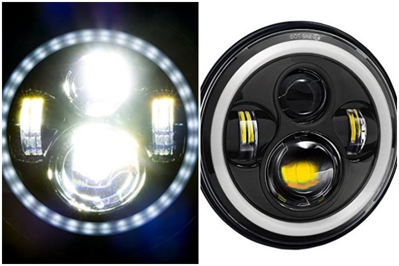 If the view in front is well lit, the rider can be more confident at night. Hence, invest in a good headlamp that is easily available at prices ranging from Rs 3000-9000. If not the headlamp cluster, one can also simply fit a more powerful bulb, keeping in mind the electric charge requirements of it. An important prerequisite of this upgrade is that one must be careful not to pick duplicate Chinese headlamps and bulbs, which can damage the electric circuit of the motorcycles. (Image: Amazon)