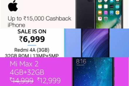Amazon vs Flipkart vs Paytm, Amazon sale, flipkart sale, paytm sale, Amazon great india sale, Amazon smartphone offers, Amazon deals on smartphones, flipkart big billion day sale, big billion day, big billion day 2017, big billion day 2017 sale, paytm sale, paytm 2017 sale, paytm mera cashback sale, deals on smartphones, discounts on smartphones, offers on smartphones, smartphone offers, technology news, industry news, latest news