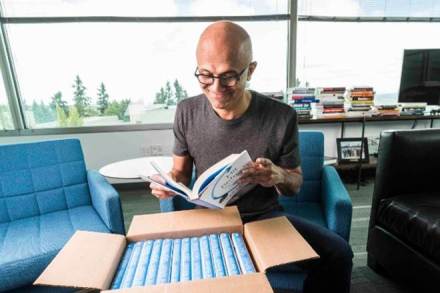 satya nadella, microsoft, microsoft ceo, satya nadella book, hit me refresh, industry news