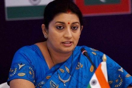 smriti irani, textile minister india, new india, minister of information and broadcasting, smriti irani speech, india news