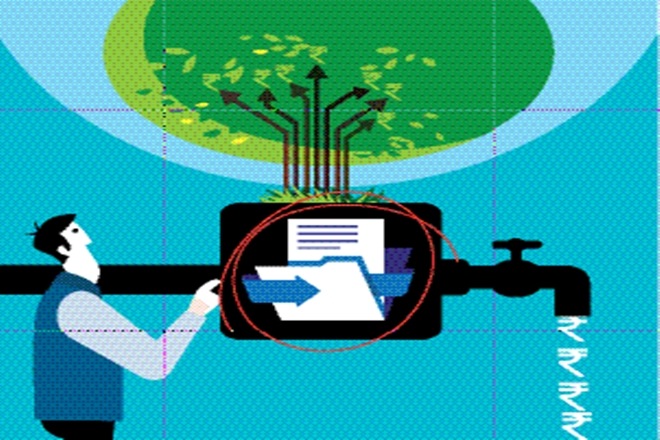 Stock markets, cash, investment, Cash flow