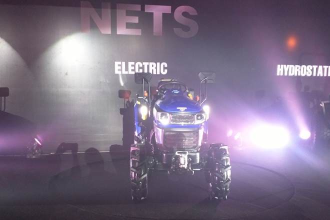 electric tractor, India