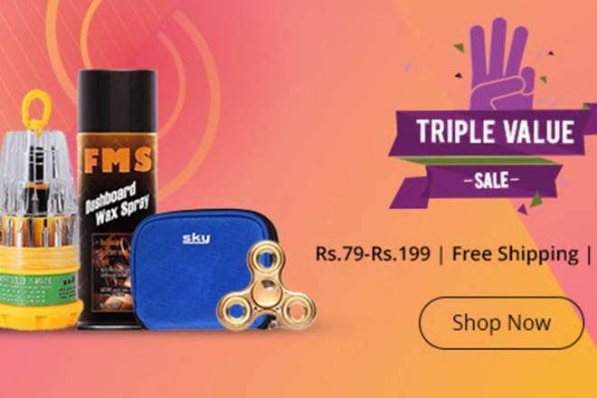 shopclues, shopclues e commerce, shopclues sales, triple value sale, shopclues triple values sale, shopclue sale