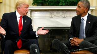 Barack Obama, Donald Trump, US Justice Department, Trump Tower, FBI, National Security Division, American Oversight, Sean Spicer, Mike Rogers, wiretapping obama trump