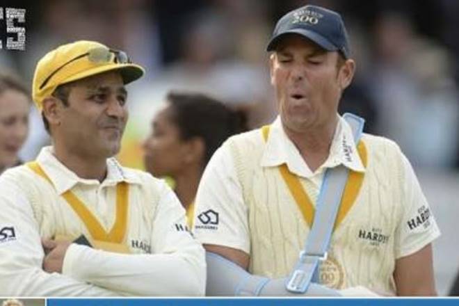 Virender Sehwag, sehwag, shane warne, warne, Virender Sehwag wishing warne, Virender Sehwag wishes shane warne, Virender Sehwag tweet, Virender Sehwag tweet to shane warne, sehwag warne twitterm sehwag tweet to warne, sehwag warne, sports news, cricket, latest news Virender Sehwag, sehwag, shane warne, warne, Virender Sehwag wishing warne, Virender Sehwag wishes shane warne, Virender Sehwag tweet, Virender Sehwag tweet to shane warne, sehwag warne twitterm sehwag tweet to warne, sehwag warne, sports news, cricket, latest news