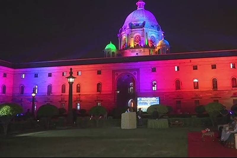 3) An official told NDTV that the new facade lighting will be a treat to the viewer between 7 PM and 5 AM with colours changing every few seconds. The system will be at its full power between 8 PM to 9 PM the official added. (ANI)