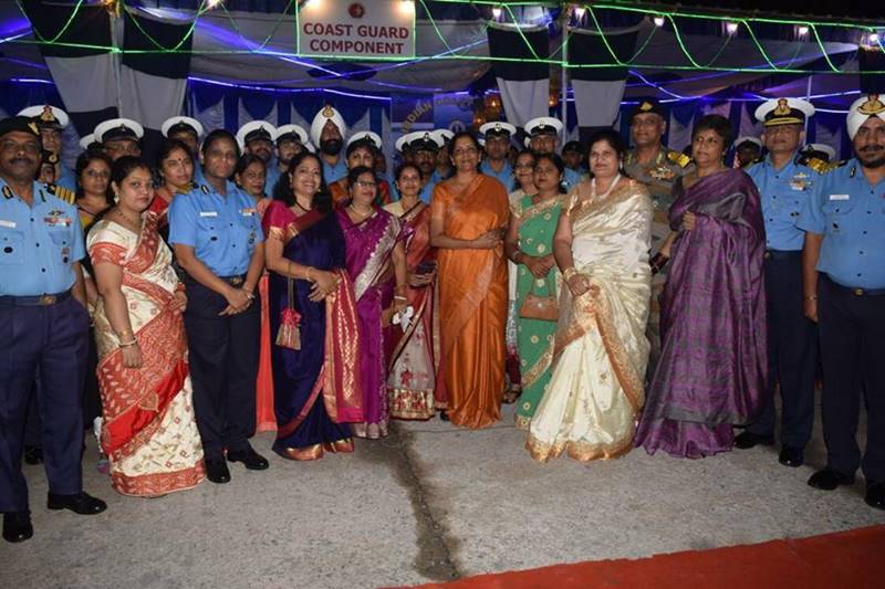 diwali, diwali 2017, diwali in india, Defence Minister Nirmala Sitharaman, Nirmala Sitharaman, Tri Services, Andaman and Nicobar, Port Blair
