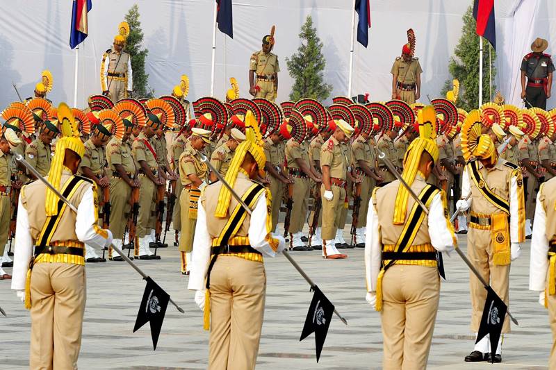 police commemoration day, rajnath singh, police commemoration day 2017, police commemoration day parade, what is police commemoration day, police parade, indian express news