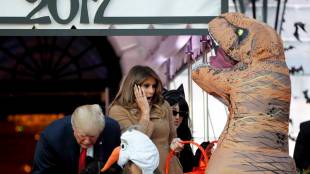halloween halloween 2017, donald trump, melania trump, halloween at white house, halloween 2017 at white house, donald trump celebrates halloween