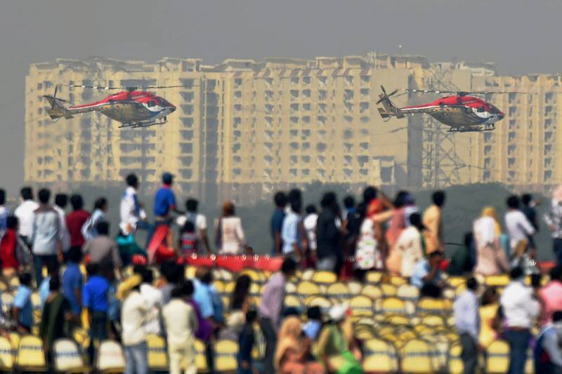 IAF, Air Force Station, 85th Air Force Day, indian air force, Air Force Day Parade rehearsa, Ghaziabad, fighter planes, fighter jets, air show, Hindon Air Force base, defence, defence india, defence minister Nirmala Sitharaman, pictures, india pics, defence pics