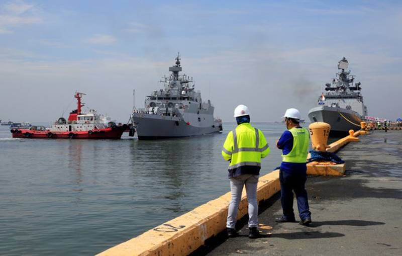 INS Kadmatt, INS Satpura, indian navy, indian navy vessel, indian navy ship, ASEAN, Philippines, Manila, ports, Visakhapatnam, goodwill visit, warship, harbor, india, indian naval ships, air force, defence