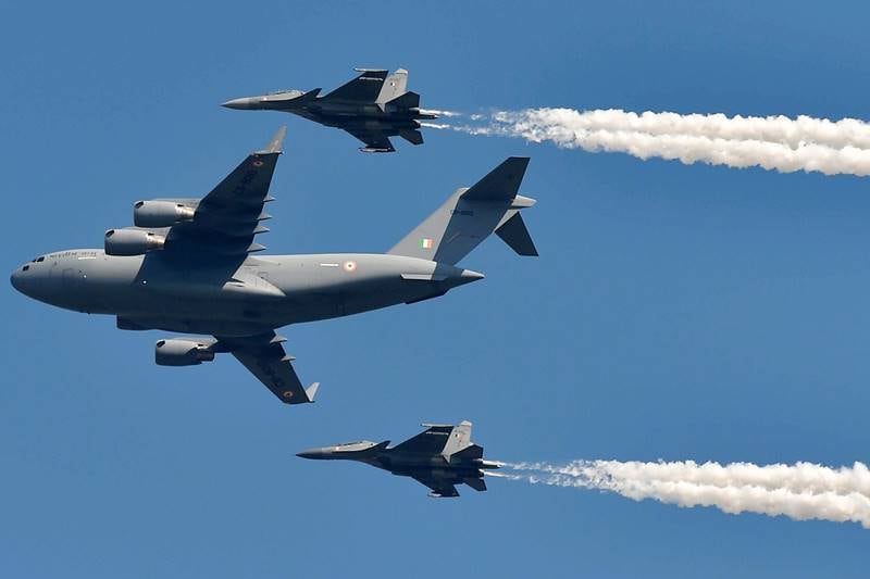 IAF, Air Force Station, 85th Air Force Day, indian air force, Air Force Day Parade rehearsa, Ghaziabad, fighter planes, fighter jets, air show, Hindon Air Force base, defence, defence india, defence minister Nirmala Sitharaman, pictures, india pics, defence pics