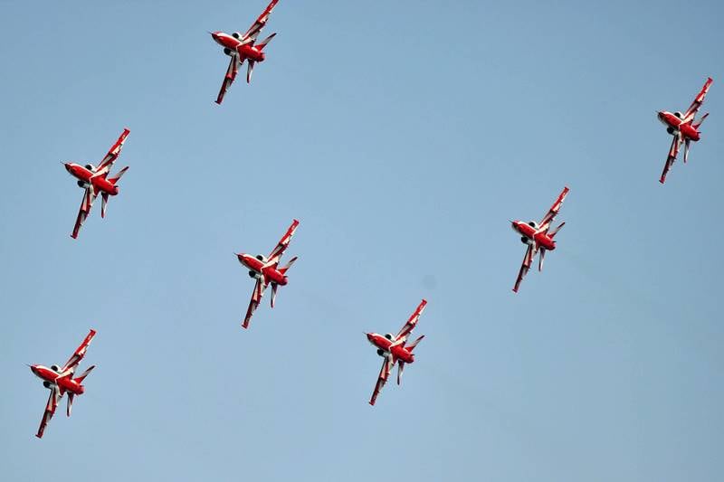 IAF, Air Force Station, 85th Air Force Day, indian air force, Air Force Day Parade rehearsa, Ghaziabad, fighter planes, fighter jets, air show, Hindon Air Force base, defence, defence india, defence minister Nirmala Sitharaman, pictures, india pics, defence pics