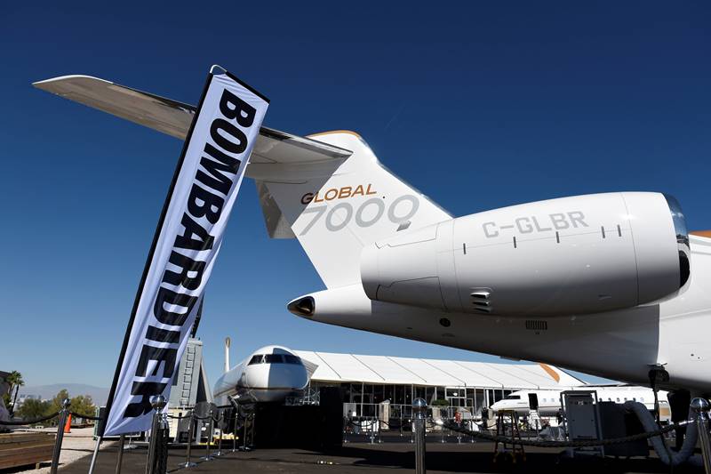 Bombardier, Bombardier jet, Bombardier global 7000, Bombardier global 7000 jet, las vegas, plane, aircraft, business travel, business jet, air travel, Bombardier plane, business jet, aviation, aviation industry, corporate sector, world news, world pics, Bombardier pics