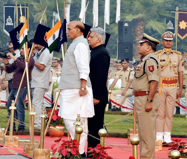 police commemoration day, rajnath singh, police commemoration day 2017, police commemoration day parade, what is police commemoration day, police parade, indian express news