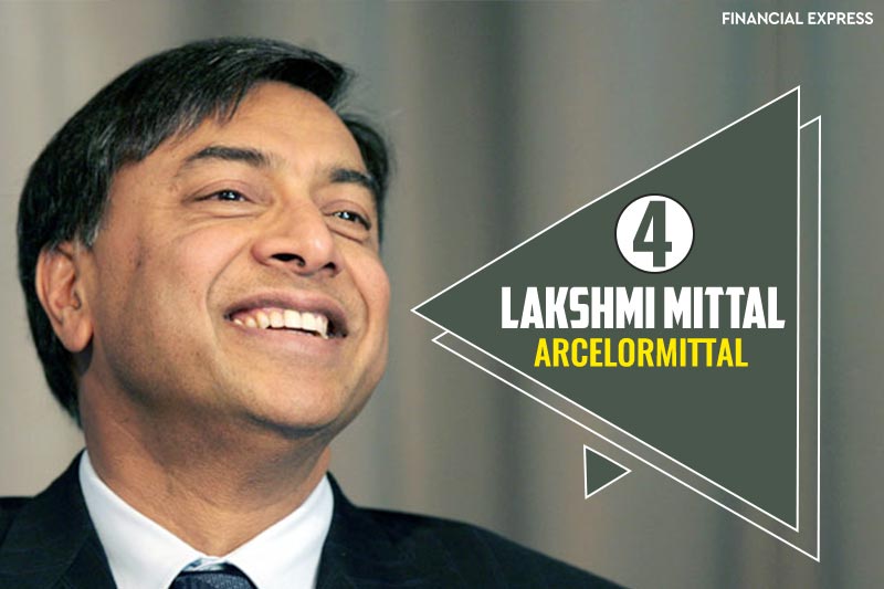 Lakshmi Mittal the CEO of world’s largest steelmaking company Arcelormittal ranked 4th with net worth of $16.5 billion. (Image: PTI)