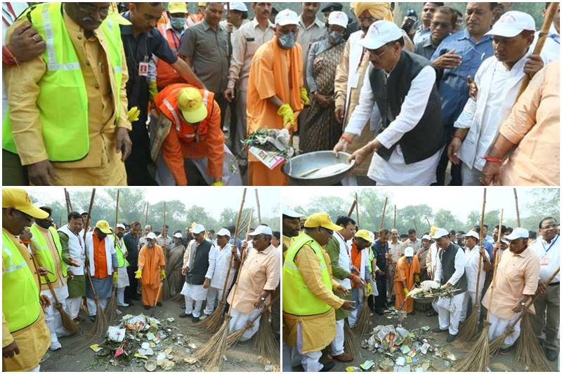 adityanath taj visit, adityanath taj visit live, adityanath in taj live, adityanath taj news, adityanath taj visit, adityanath in agra, up cm, sangeet som, Vinay Katiyar, adityanath in taj, taj news, taj mahal news