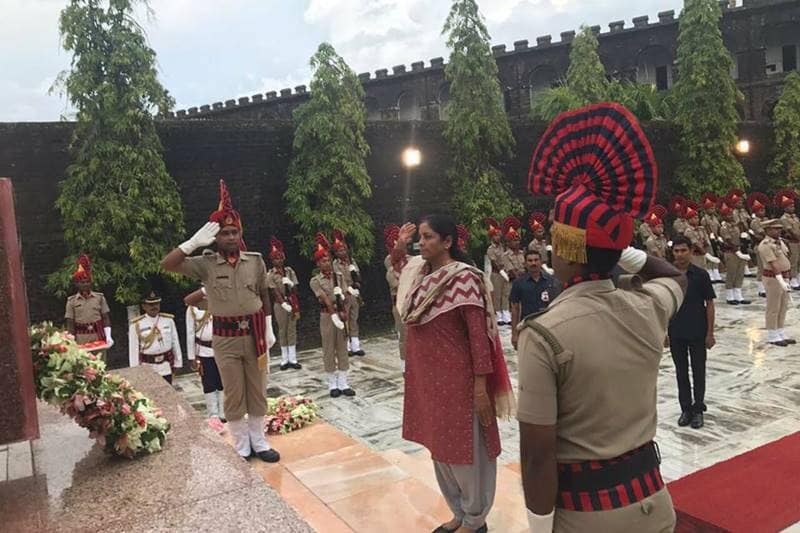 diwali, diwali 2017, diwali in india, Defence Minister Nirmala Sitharaman, Nirmala Sitharaman, Tri Services, Andaman and Nicobar, Port Blair