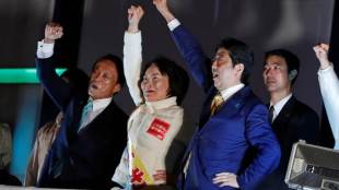 shinzo abe, shinzo abe situation in japan election, japan election exit polls, exit poll results on japan election