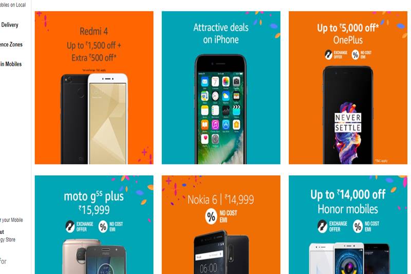Amazon Great Indian Festive Sale, Amazon in, Amazon Sale, Amazon offers, amazon great i/ndian sale, amazon great india sale, amazon diwali sale, amazon sale 2017, amazon sale on mobile, amazon offers on mobiles, amazon offers today, amazon xiaomi, amazon oneplus, amazon apple, amazon iphone, iphone 8, iphone 8 plus. amazon india, amazon sale on mobiles, amazon sale mobile