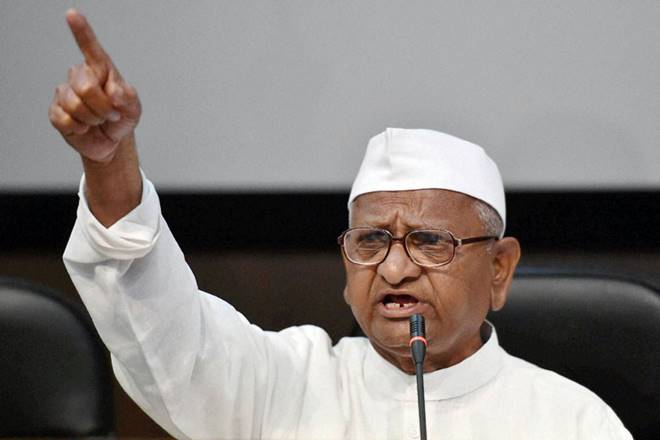 Anna Hazare strike, Anna Hazare dharna, Anna Hazare, Gandhi Jayanti, Mahatma Gandhi, Narendra Modi, Lokpal, Lokayukta