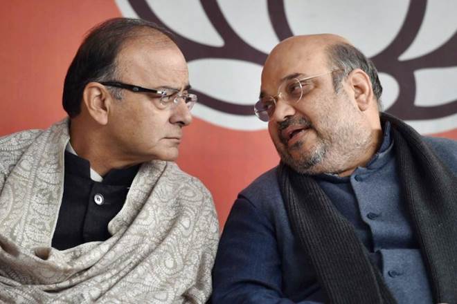 Amit Rupani Gujarat polls: Amit Shah holds meeting with Arun Jaitley, Vijay Rupani ...