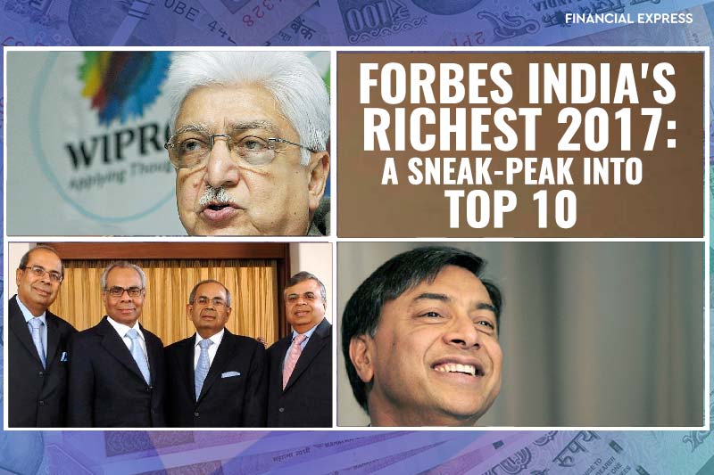 Forbes has released its latest list of top 100 richest Indians for 2017 which has a few surprises. We take a look at Top 10!