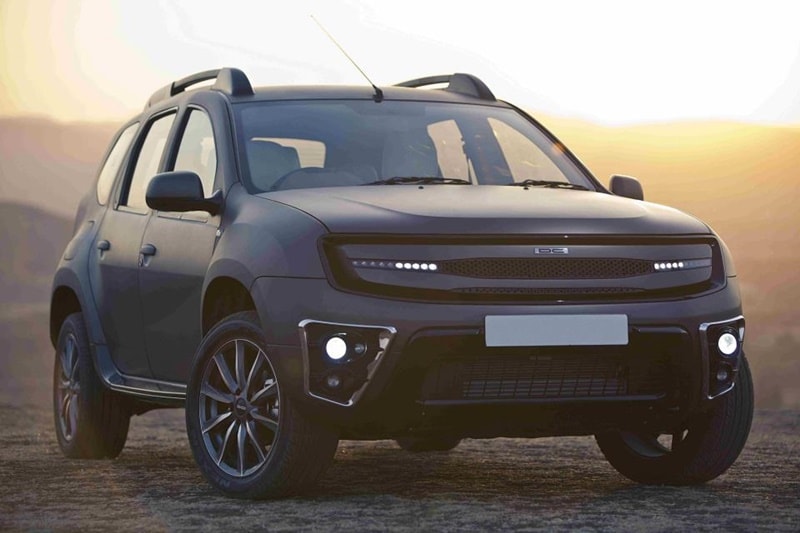 Renault Duster: There seems to be some similarity in the styling philosophy used for the EcoSport, Fortuner and the Duster, on which the headlamps have been repositioned at the bumper and the grille has been replaced with a sleeker one. The all black matte paint job and LEDs add to sturdy appeal.