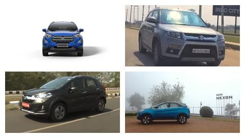 New Ford Ecosport vs Maruti Suzuki Vitara Brezza vs Tata Nexon vs Honda WR-V: Price, features & specification comparison