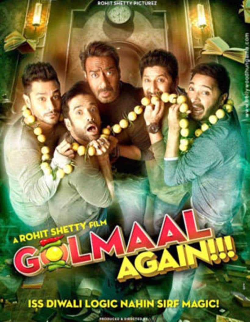 Golmaal Again, Golmaal again box office collection, Ajay Devgn, rohit shetty, Golmaal, Tabu, Parineeti Chopra, Baahubali 2 