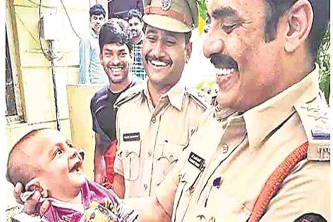 Hyderabad, infant abducted, four-month-old infant Faizan Khan, Faizan Khan, R Sanjay Kumar, Nampally, Nampally SHO R Sanjay Kumar, Humera Begum, infant abducted