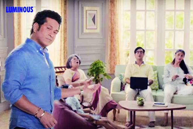 Luminous’ latest TVC, Luminous TVC, Luminous latest ad, Luminous ad, Luminous Fans, Nazar Uthao, Sachin Tendulkar, Sachin Tendulkar in Luminous ad, Sachin Tendulkar in Luminous TVC, luminous ad humour element