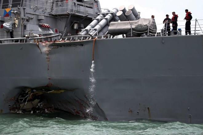 US Navy, McCain collision, South China Sea, Beijing, singapore,  Japan, USS Seventh Fleet 