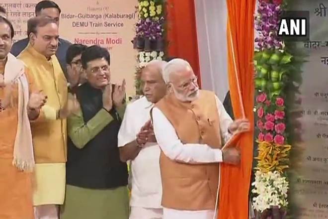 Bengaluru to Bidar railway line, Modi Karnataka visit, pm narendra modi visit to karnataka, modi visit to karnataka, pm narendra modi karnataka visit