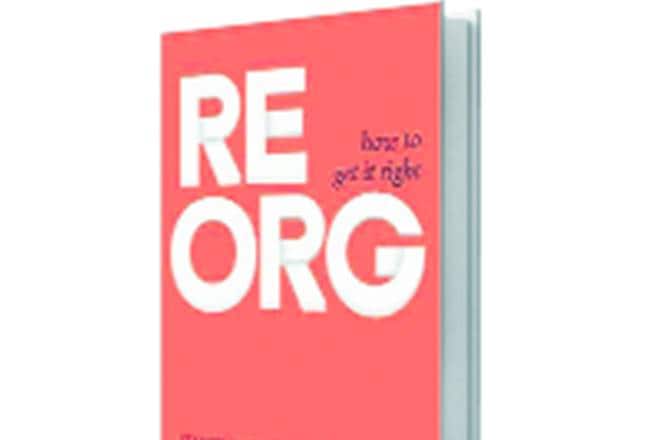 reorg book review, reorganisation book review, tips to execute plans in company