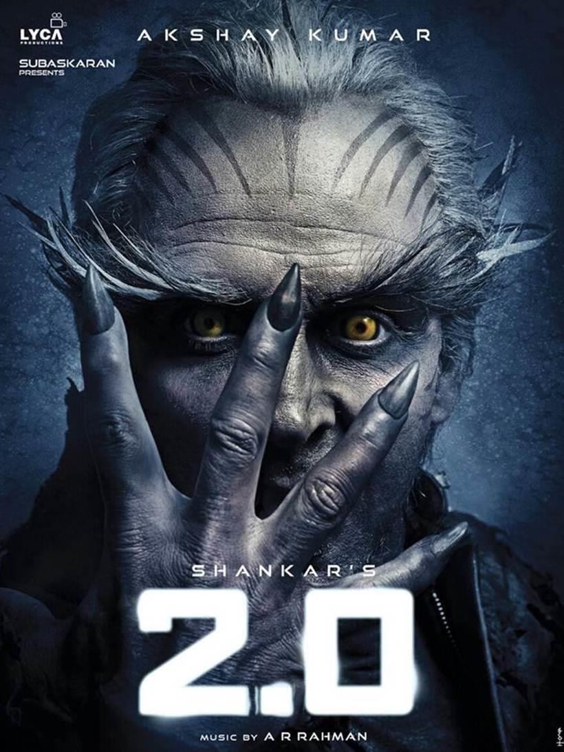2.0, Rajinikanth, akshay Kumar, Amy Jackson, robot, shankar, Enthiran, 2,o look, 2.0 avatar, 2.0 actors, 2.0 poster