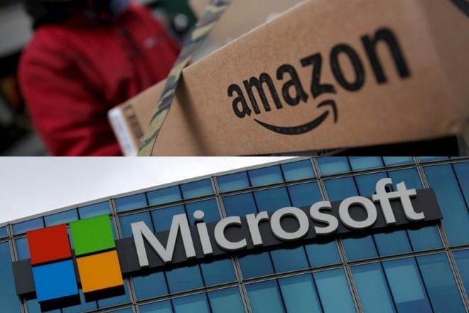 Microsoft, amazon, Alexa and Cortana digital assistants, Amazon Echo, Jeff Bezos
