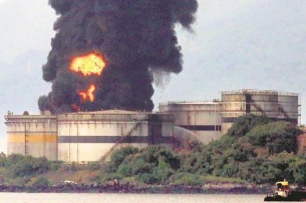 Butcher Island fire, latest news on Butcher Island fire, Arabian Sea, mumbai, Bharat Petroleum Corp Ltd,oil refinery, Wadala Butcher Island fire, latest news on Butcher Island fire, Arabian Sea, mumbai, Bharat Petroleum Corp Ltd,oil refinery, Wadala