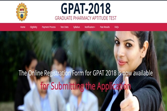 GPAT 2018 online registration, GPAT 2018 online registration starts, GPAT 2018 online registration Graduate Pharmacy Aptitude Test date, Graduate Pharmacy Aptitude Test registration