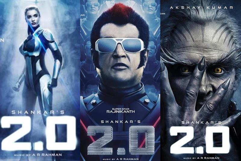 2.0, Rajinikanth, akshay Kumar, Amy Jackson, robot, shankar, Enthiran, 2,o look, 2.0 avatar, 2.0 actors, 2.0 poster