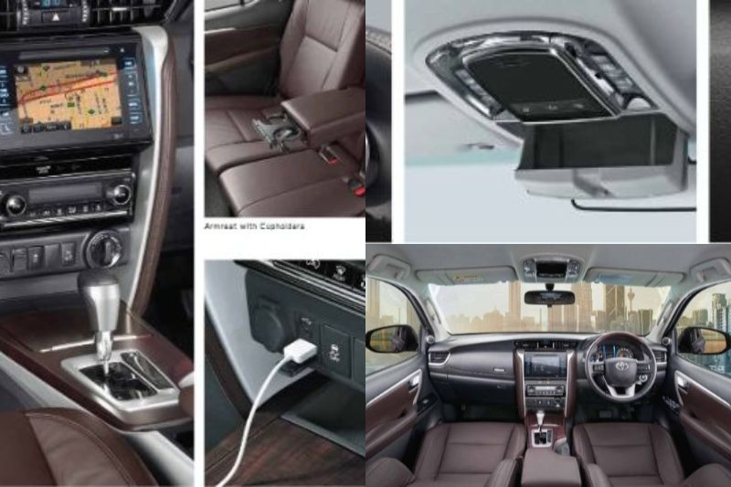 Toyota Fortuner is one of the most sold SUVs in the Indian market and the new generation Fortuner that was launched last year boasts morden looks and is based on a new stonger frame chassis. The headlamp cluster gets sharp bi-beam LED headlamps and at the read the Toyota Fortuner gets LED lights guides with aero fins. Both the diesel and petrol engine get the option of different driving modes and both manual and 6-speed sequential automatic transmission. The diesel engine has a displacement capacity of 2755 cc and has a torque of 450 Nm on the automatic gear box.