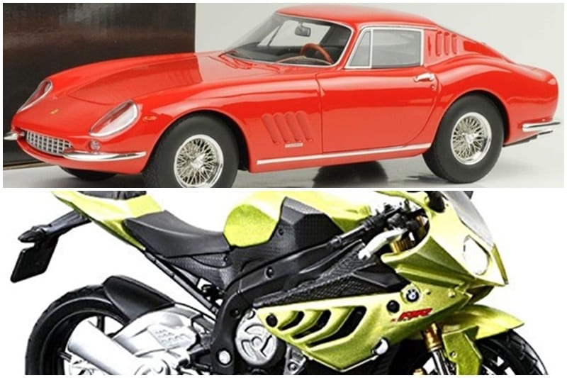 Scale models: Most of the people have a certain benchmark in their minds regarding what they think is the best looking car in the world. A Lamborghini Miura, Ferrari 275 GTB California, Alfa Romeo 8C, it could be any. Every biking enthusiast has a dream machine that they one day want to ride or purchase. It could be a Suzuki Hayabusa or a BMW S1000RR HP4 or a Kawasaki H2R. Scale models are easily available at toy shops or dedicated model shops. While the cheaper ones can be bought for as less as Rs 200, the more authentic ones could cost upwards of Rs 2,500. (Product image courtesy: Amazon)